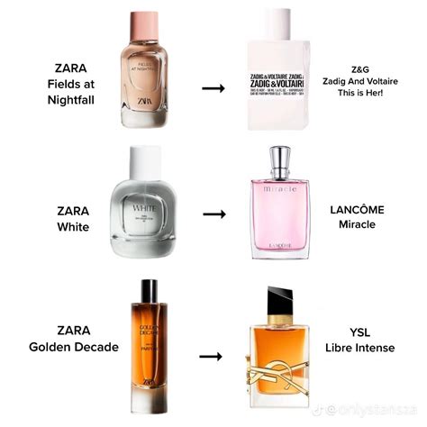 dupes of zara perfume